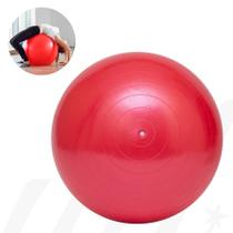 Bola fitness para pilates de ginástica vermelha 65 cm