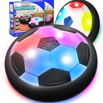 Bola Flutuante KIT 2 UNID Hover Ball Futebol Led Hoverball Criança Luz Brincadeira apt