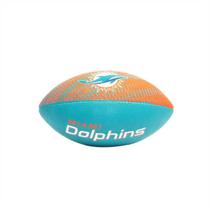 Bola Futebol Americano Wilson NFL Team Tailgate Jr Miami Borracha Aderente Durabilidade Time