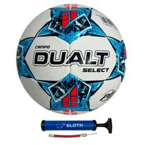 Bola Futebol Campo Dualt Select Costurada a Mão Pu + Bomba