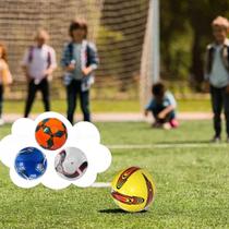 Bola Futebol Campo material sintético Tamanho 5 Society Grama Colorida Capotão Presente Natal Menino