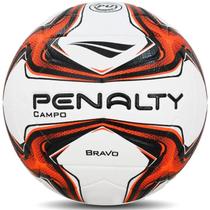 BOLA FUTEBOL CAMPO PENALTY BRAVO XXIV branco vermelho