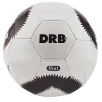 Bola Futebol DBR First Unissex - Branco e Preto - Dribbling