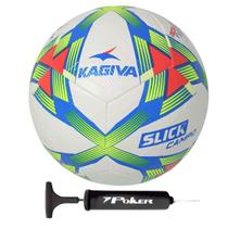 Bola Futebol de Campo Kagiva Slick TechFusion + Bomba de Ar