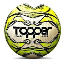 Bola Futebol De Campo Topper Slick 2020 Preto E Amarelo Neon