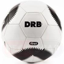 Bola futebol drb first/nro 5 branco e preta