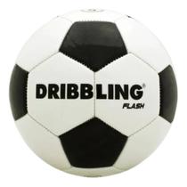 Bola Futebol Dribbling Flash Unissex - Branco e Preto