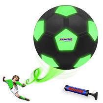 Bola Futebol Kickerball - Curvas/Efeitos - Presente meninos/meninas - Jogo interno/externo (Brilho Escuro)