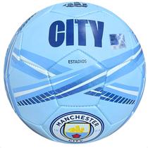 Bola futebol oficial manchester city celeste azul branco