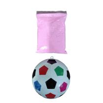 Bola Futebol para Chá Revelação 1 Cor Rosa ou Azul com 200g Menino ou Menina