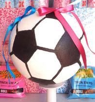Bola Futebol Para Chá Revelação Menina Rosa