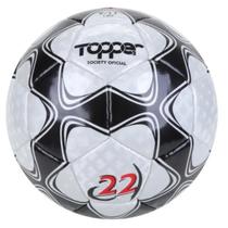 Bola Futebol Society Slick 22 Costurada À Mão Topper