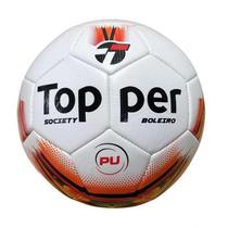 Bola Futebol Society Topper Boleiro 4 Costurada - Ref 7791 Bola Futebol Society Topper Boleiro 4 Costurada - Ref 7791