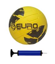 Bola Futevolei Euro King Pu Fusion 3d + Bomba de Ar