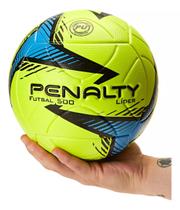 Bola Futsal 500 Líder Xxiv Amarelo,Azul e Preto Penalty