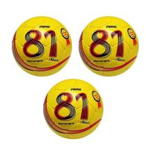 Bola Futsal Dalponte 81 Prime Costurada A Mão Kit Com 3 Unidades