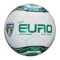 Bola Futsal Microfibra Euro Verde E Amarelo