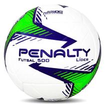 Bola Futsal Penalty Líder XXIV Cor: Branco E Verde