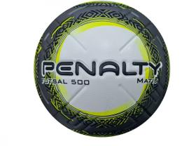 Bola futsal Penalty Matis Xxiii - unissex - branco+preto+amarelo