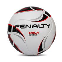 Bola Futsal Penalty Max 500 Branco/Preto/Vermelho