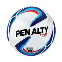Bola Futsal Penalty Max 500 Termotec XXIV - Branco/Azul/Laranja Bola Futsal Penalty Max 500 Termotec XXIV - Branco/Azul/Laranja