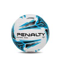 Bola futsal Penalty Rx 500 - unissex - branco+preto+azul