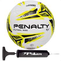 Bola Futsal Penalty Rx 500 XXIII + Bomba De Ar
