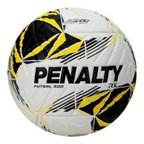 Bola Futsal Penalty RX 500 XXVI - Branco e Amarelo Único Bola Futsal Penalty RX 500 XXVI - Branco e Amarelo Único