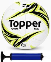 Bola Futsal Topper Slick + Bomba De Ar
