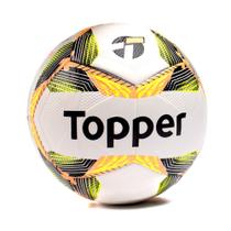 Bola Futsal Topper Tech Fusion Slick Branco/laranja