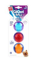 Bola G-Ball Com Squeaker Cartela 3 Gigwi Ball Gigwi Cão P