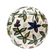 Bola G Decorativa Tema Acoriano ceramica Pintada a mao Arte Bola G Decorativa Tema Acoriano ceramica Pintada a mao Arte