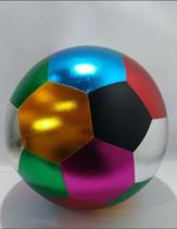 Bola gigante inflável colorida tecido e vinil - Rs