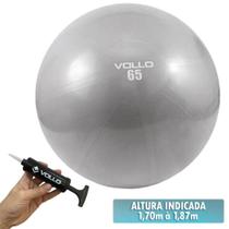 Bola Ginástica Gym Ball Vollo VP1035 65cm 300 Kg com Bomba Bola Ginástica Gym Ball Vollo VP1035 65cm 300 Kg com Bomba