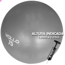 Bola Ginástica Gym Ball Vollo VP1036 75cm 300 Kg com Bomba