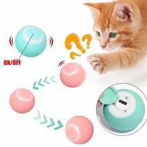 Bola Giratória Inteligente Brinquedo Pet Gato Silicone Usb