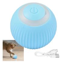 Bola Giratoria Inteligente Gato Pet Animal de Estimaçao Bolinha Brinquedo Usb Bateria Recarrevagel Petshop Interativo Relaxante Lazer - Compre