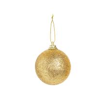 Bola Glitter Ouro 04cm - 12 unidades - Cromus Natal Bola Glitter Ouro 04cm - 12 unidades - Cromus Natal
