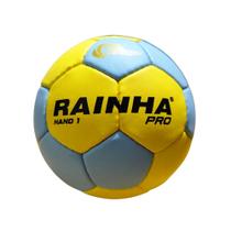 Bola Handebol Infantil Rainha Pro Tamanho 1 Amarelo e Azul