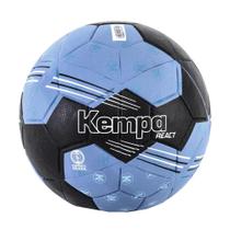 Bola Handebol Kempa React Preta e Azul Tamanho:T2 Bola Handebol Kempa React Preta e Azul Tamanho:T2