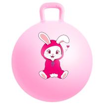 Bola Hopper Ball PlayZap Hopper para crianças de 3 a 8 anos, coelho rosa, 45 cm