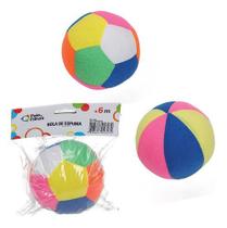Bola Infantil De Espuma Com Guizo Chocalho Pais e Filhos Cor Bola Listrada Brinquedo Infantil Bola Infantil De Espuma Com Guizo Chocalho Pais e Filhos Cor Bola Listrada Brinquedo Infantil