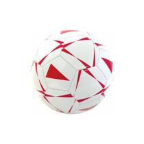 Bola Infantil de Futebol - Branca e Vermelha - Pais e Filhos