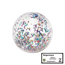 Bola Inflável com Glitter Sort - MOR