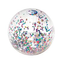 Bola Inflável com Glitter Sortida 28cm x 28cm x 28cm - Mor