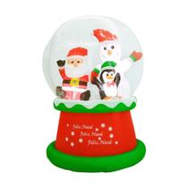 Bola Inflavel Noel e Amigos Bivolt 150x90cm