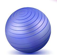 Bola inflavel para exercicios azul 25cm de ø na caixa