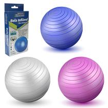 Bola inflavel para exercicios colors 25cm de ø na caixa