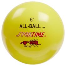 Bola inflável Sportime All-Ball 6cm amarela