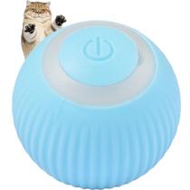 Bola Inteligente Giratoria Gato Pet Felino Usb Bateria Recarregavel Animal de Estimaçao Brinquedo Luz Bolinha Anti Estress Smart Relaxante